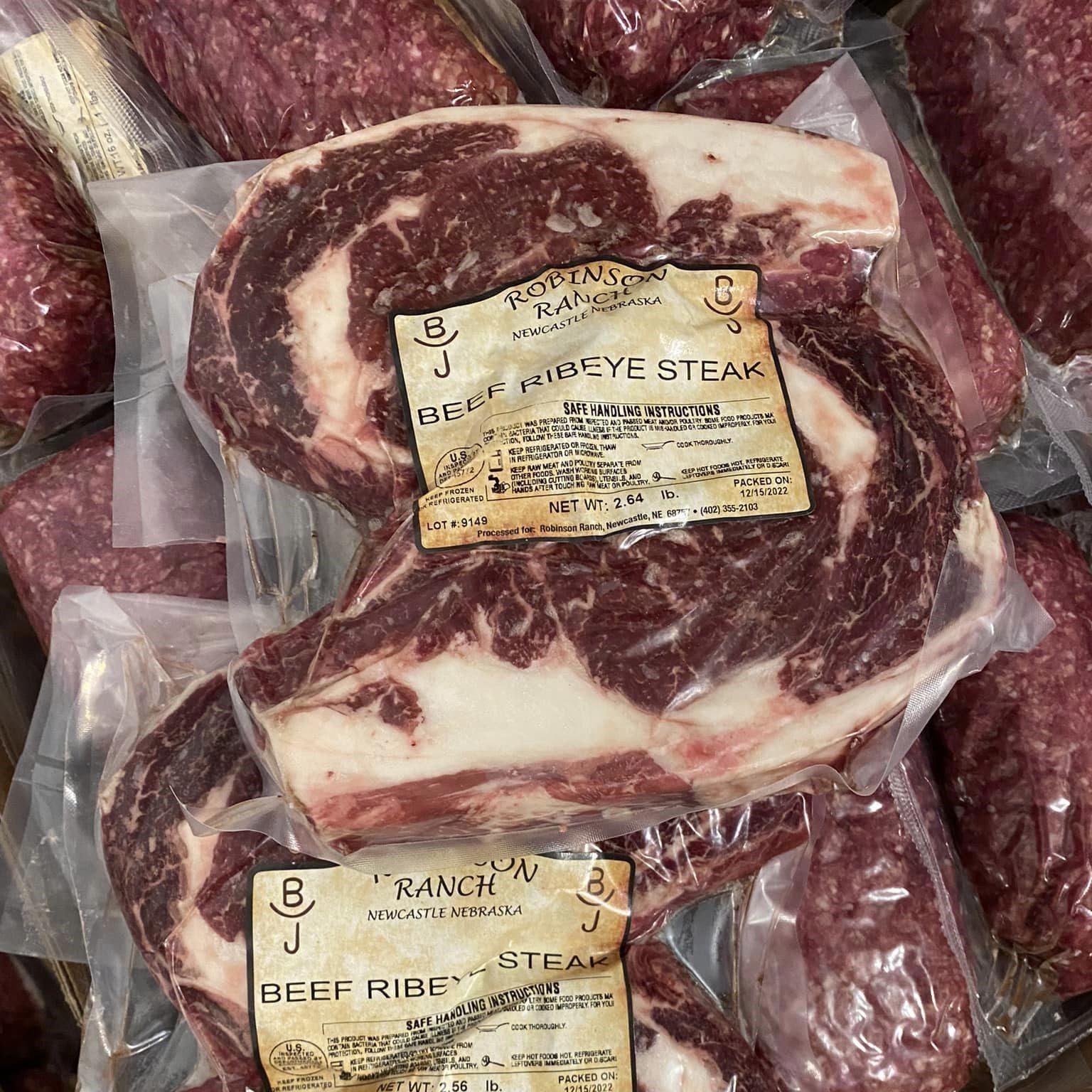 Gourmet Ribeye Steaks – Robinson Ranch